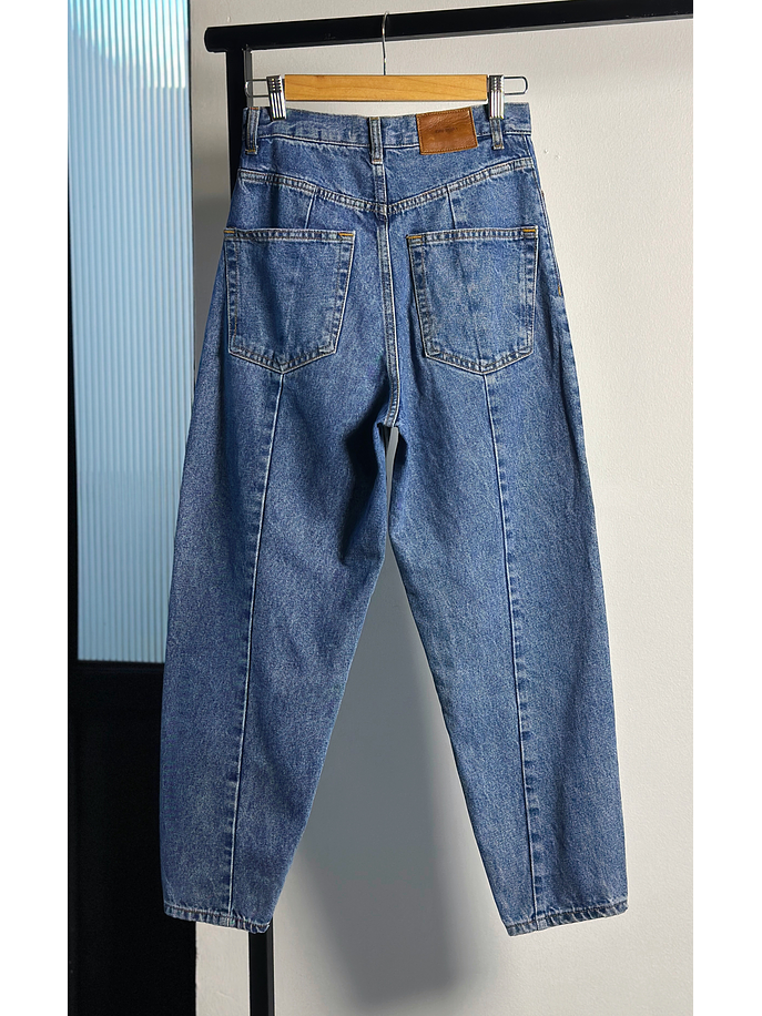 Jeans azul mom fit  3