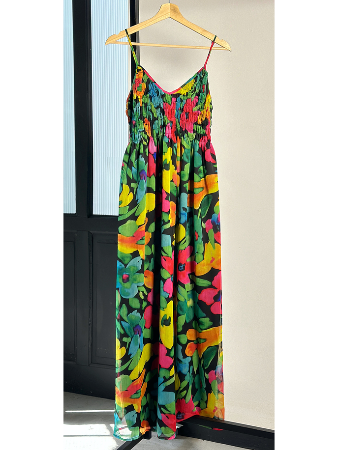 Maxi vestido floreado  1