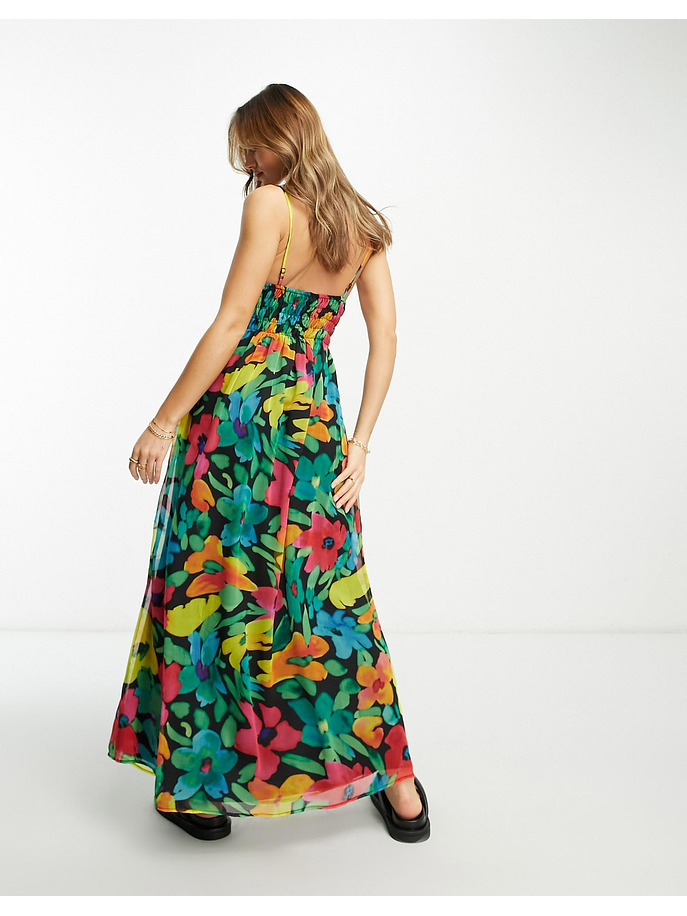 Maxi vestido floreado  7