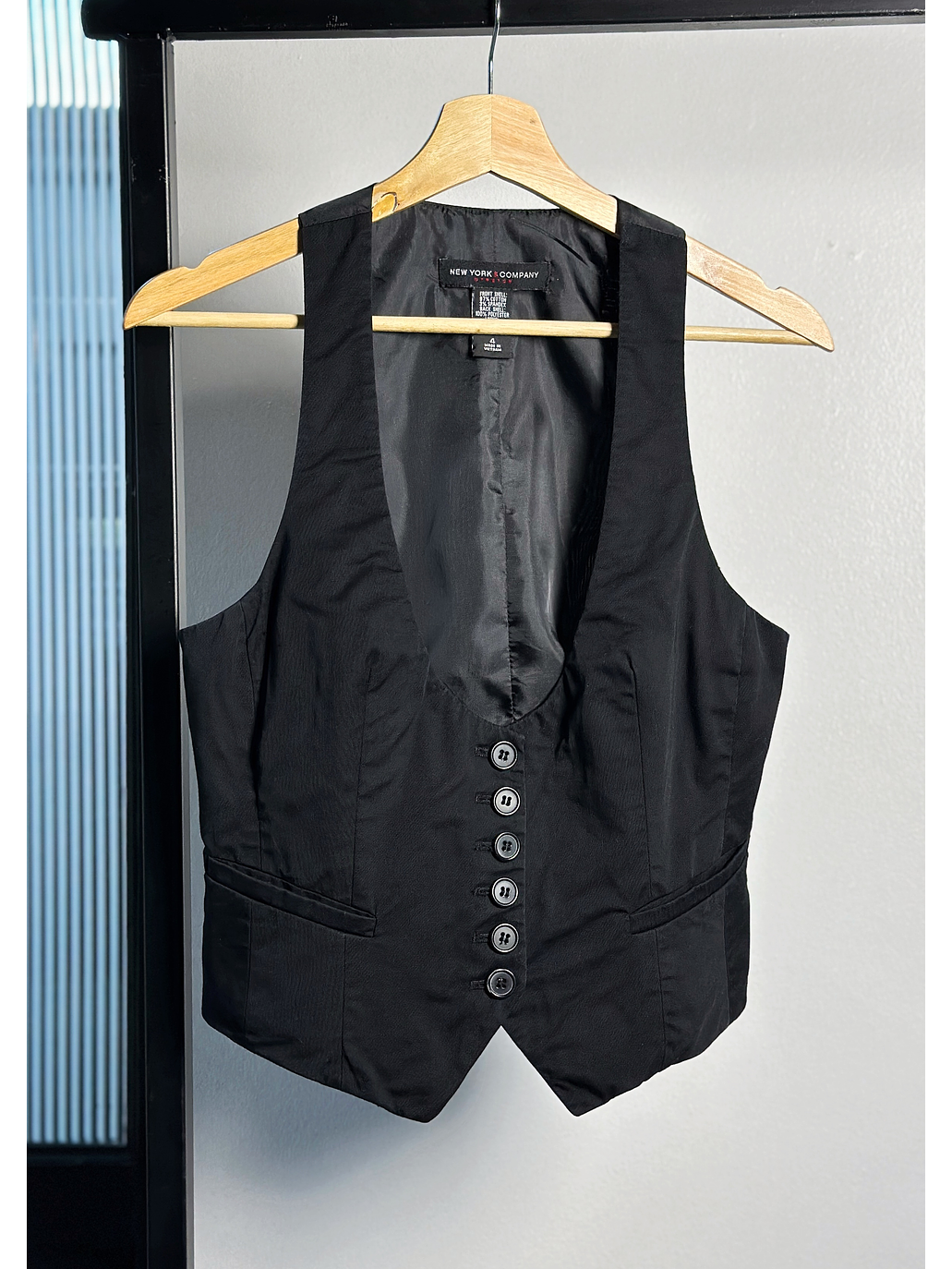 Top gillet negro  1