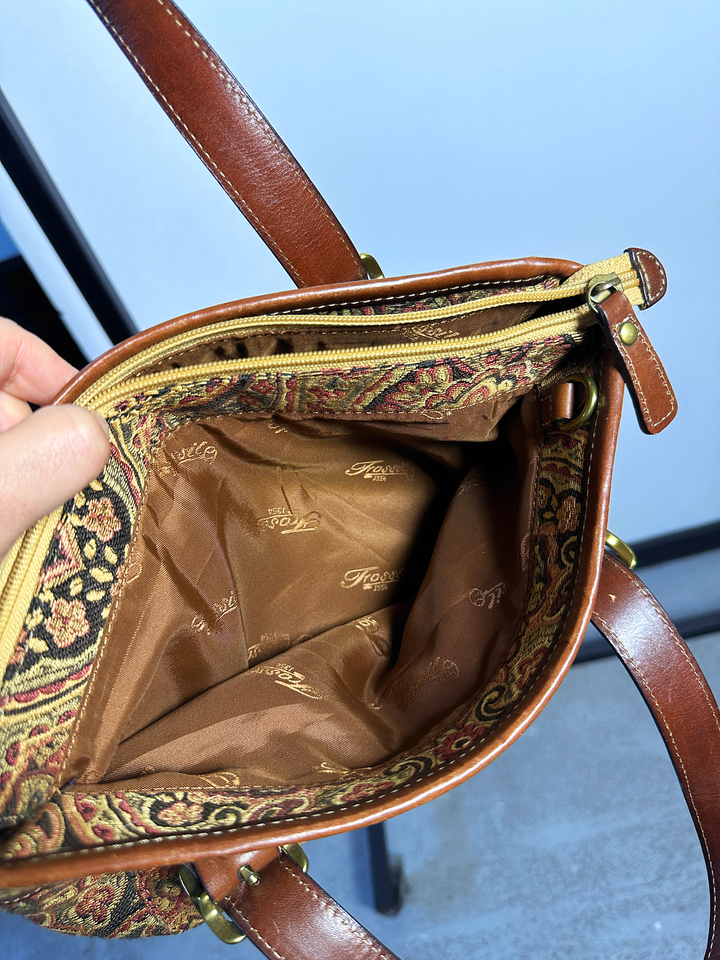 Cartera vintage tapiz  6