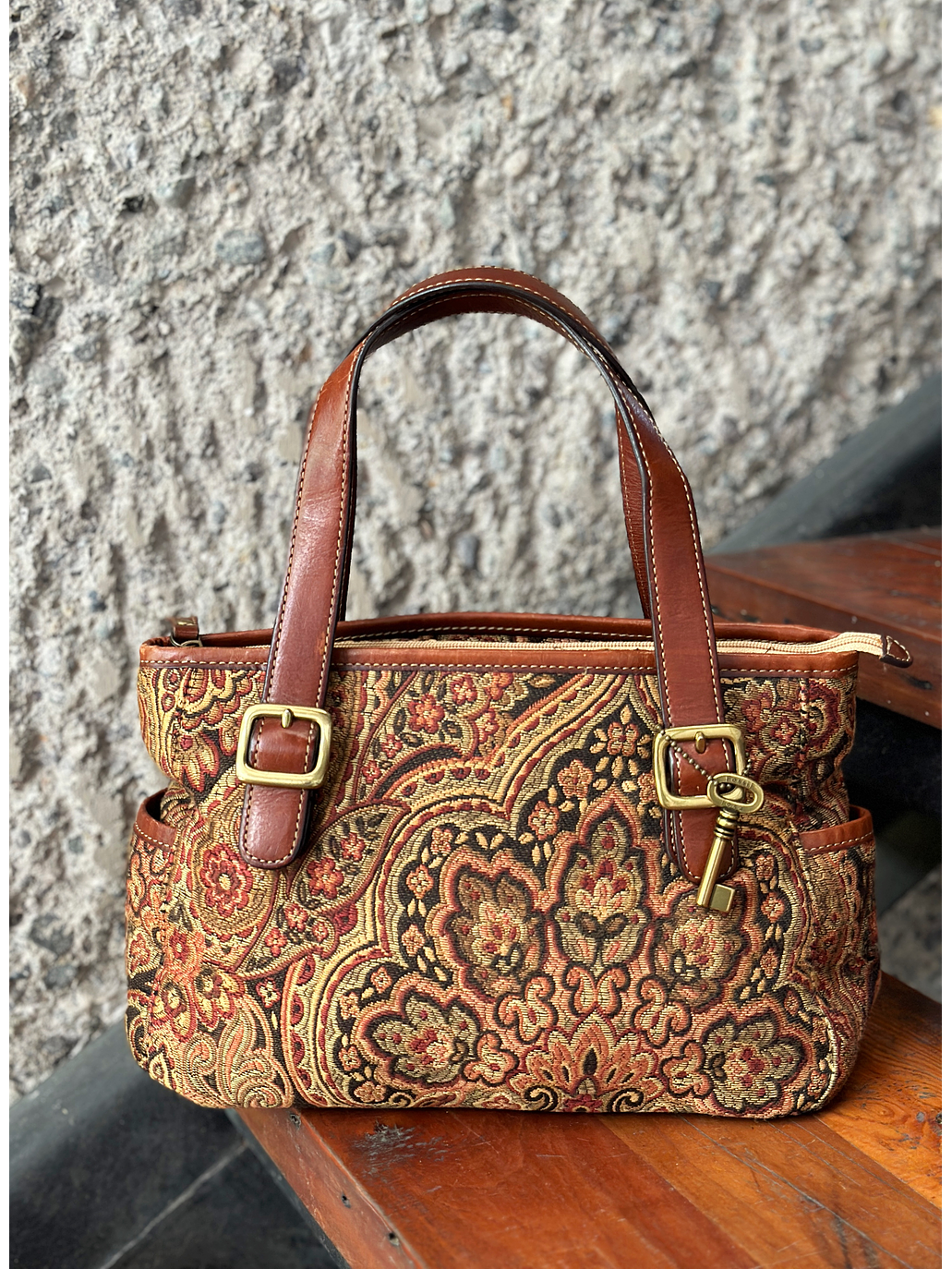 Cartera vintage tapiz  1