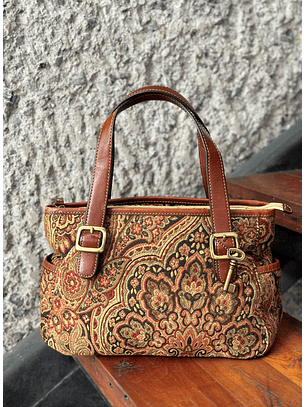 Cartera vintage tapiz 