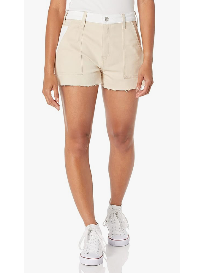 Short mezclilla beige 4