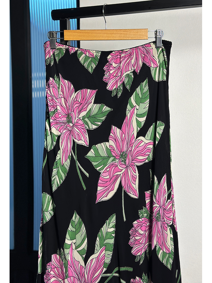 Falda floreada vintage  2