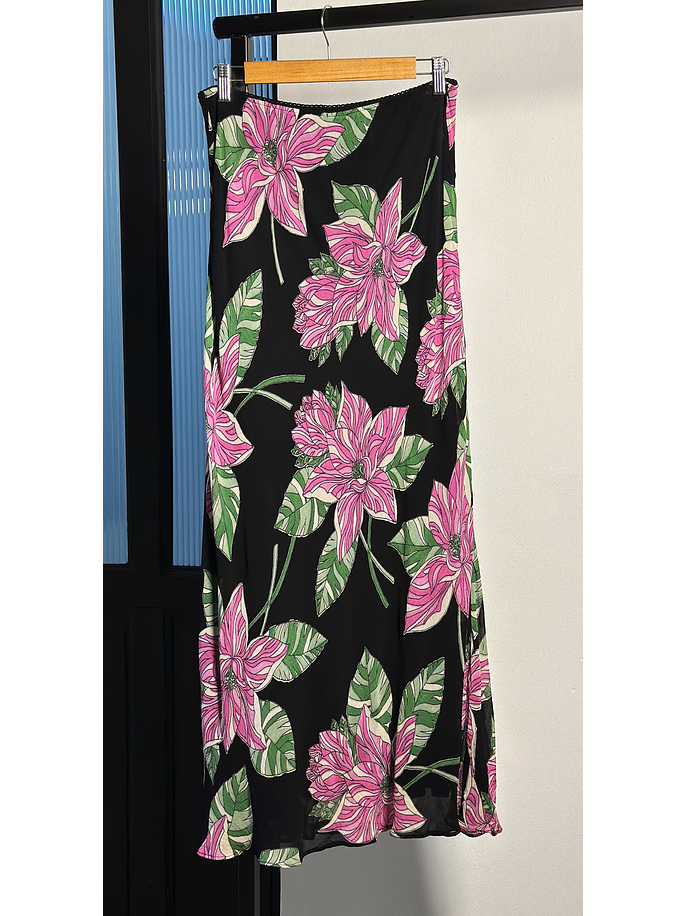 Falda floreada vintage  3