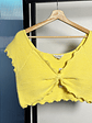 Top tejido amarillo  - Miniatura 2