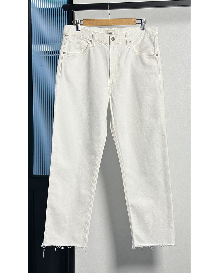 Jeans blanco recto