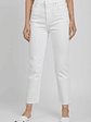 Jeans blanco recto - Miniatura 5