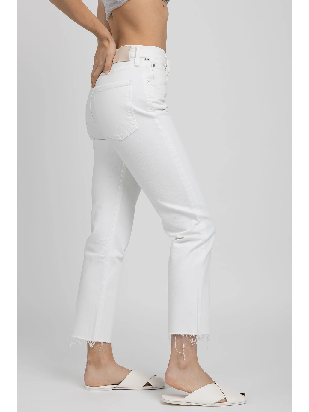 Jeans blanco recto 7