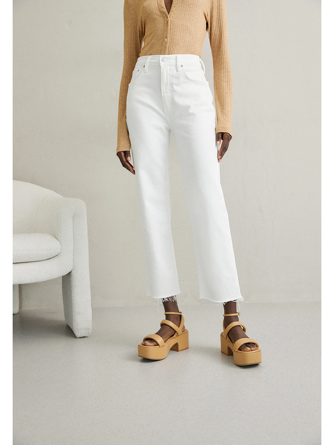 Jeans blanco recto 8