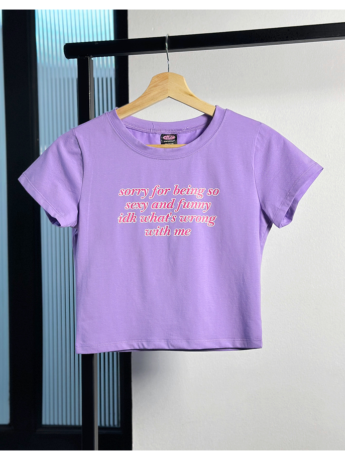 Top estampado lila 1