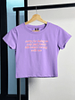 Top estampado lila - Miniatura 1