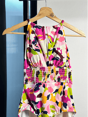 Traje de baño floreado