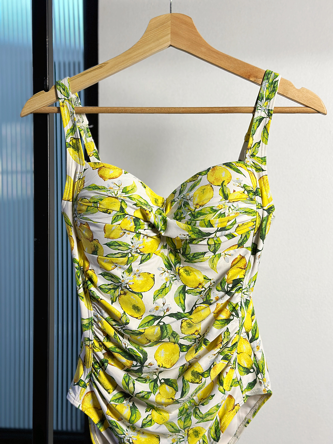 Traje de baño estampado limones 2