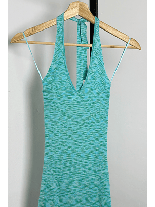 Vestido de punto elasticado