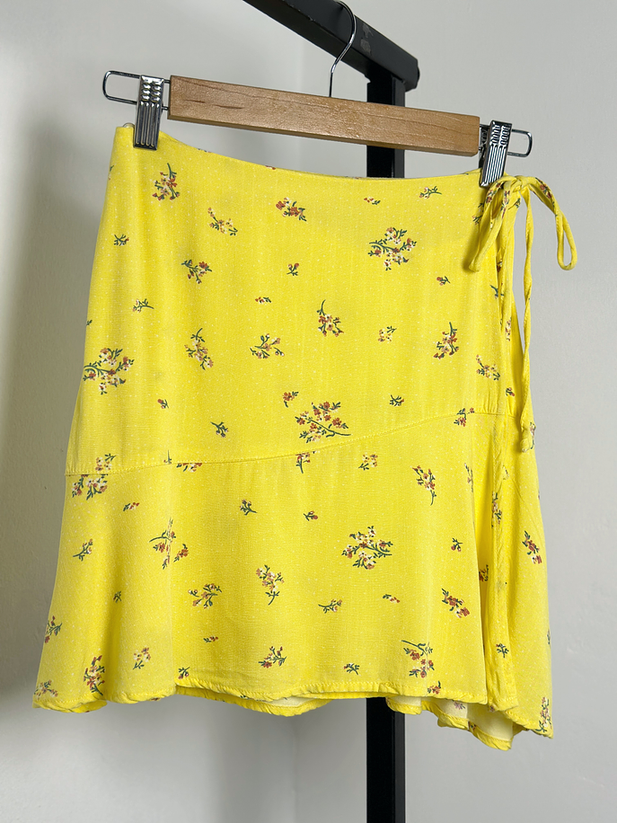 Falda floreada cruzada  2