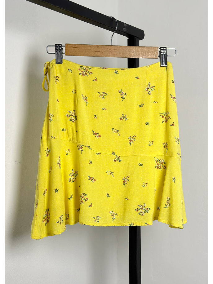 Falda floreada cruzada  3