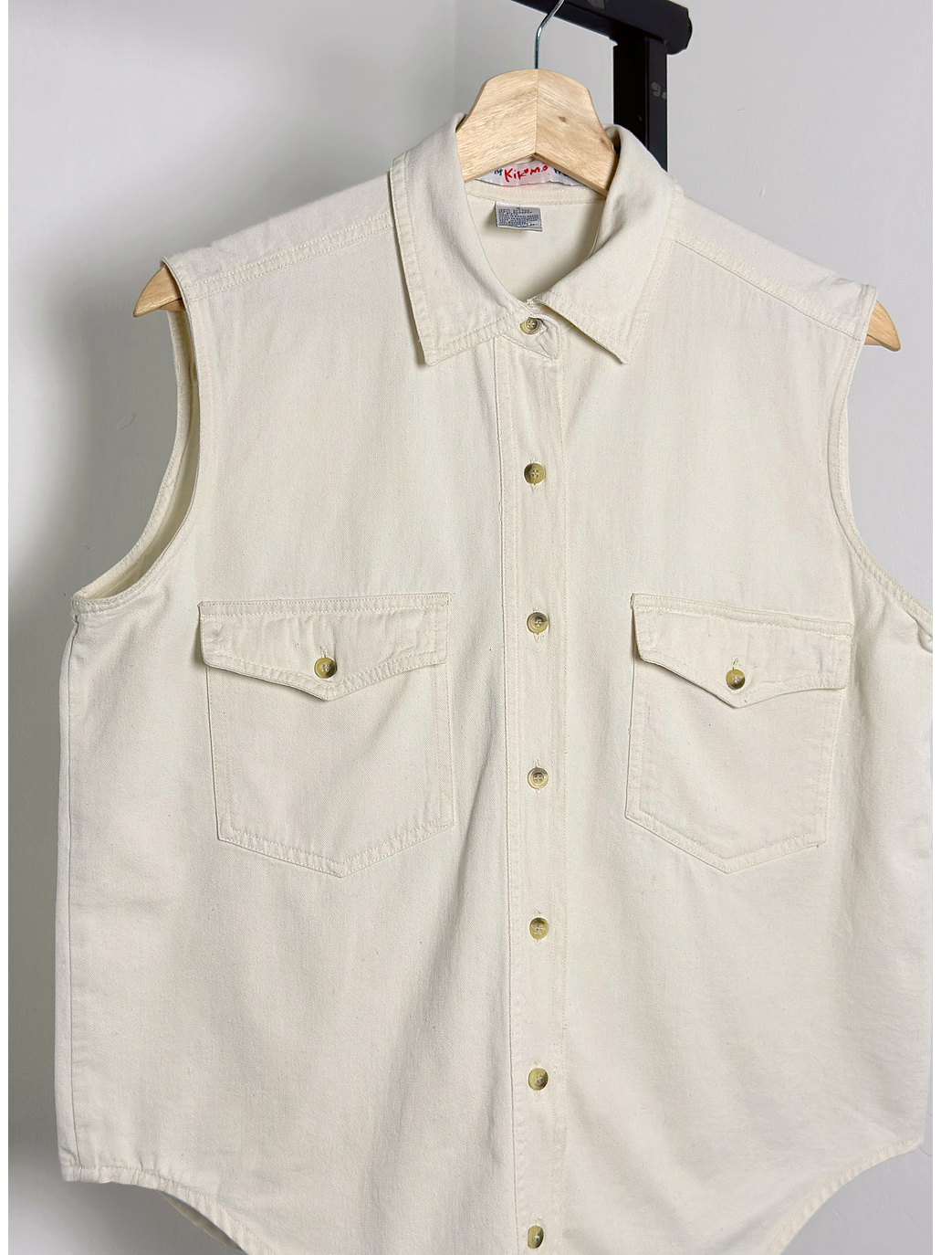 Camisa algodón sin mangas  2