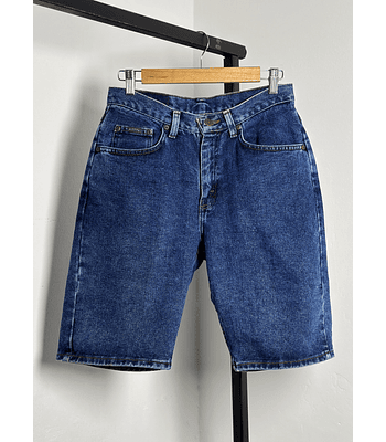 Bermuda denim azul vintage