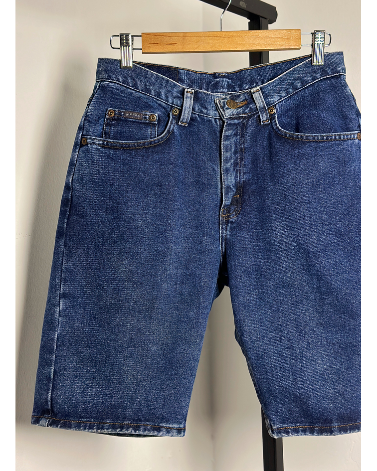 Bermuda denim azul vintage