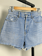 Short denim celeste  - Miniatura 2