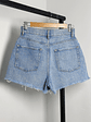 Short denim celeste  - Miniatura 3