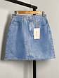 Falda denim textura engomada   - Miniatura 1