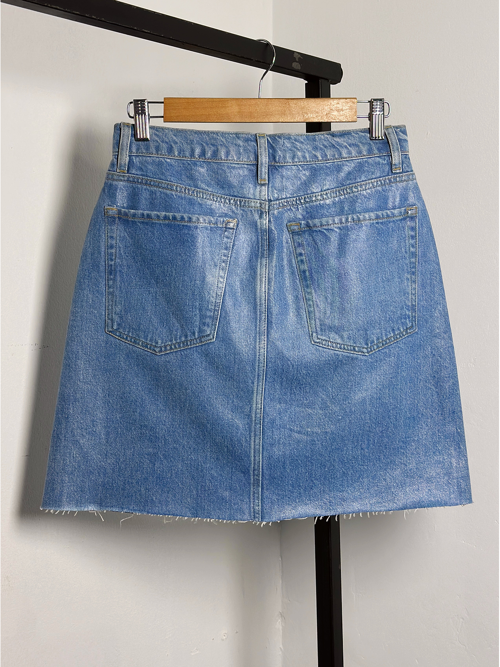 Falda denim textura engomada   3