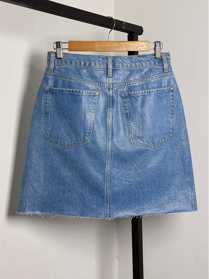 Falda denim textura engomada   3