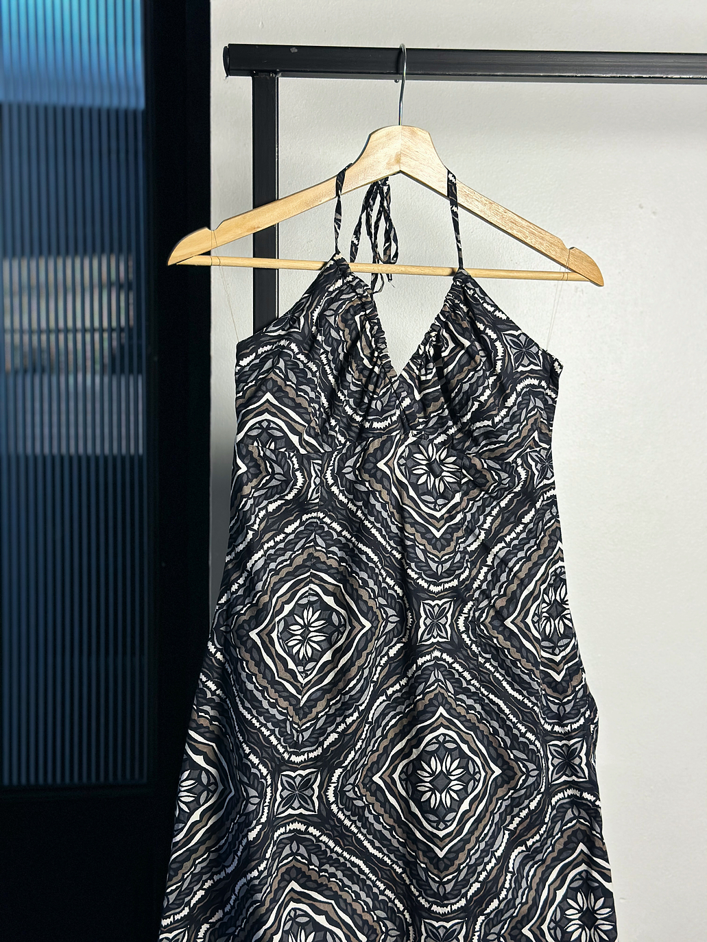 Vestido halter estampado 2