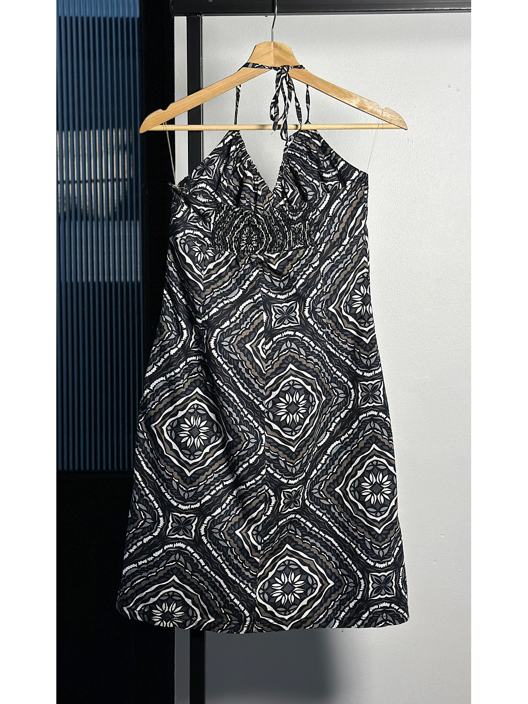 Vestido halter estampado 3