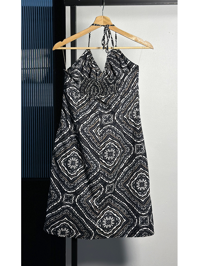 Vestido halter estampado 3