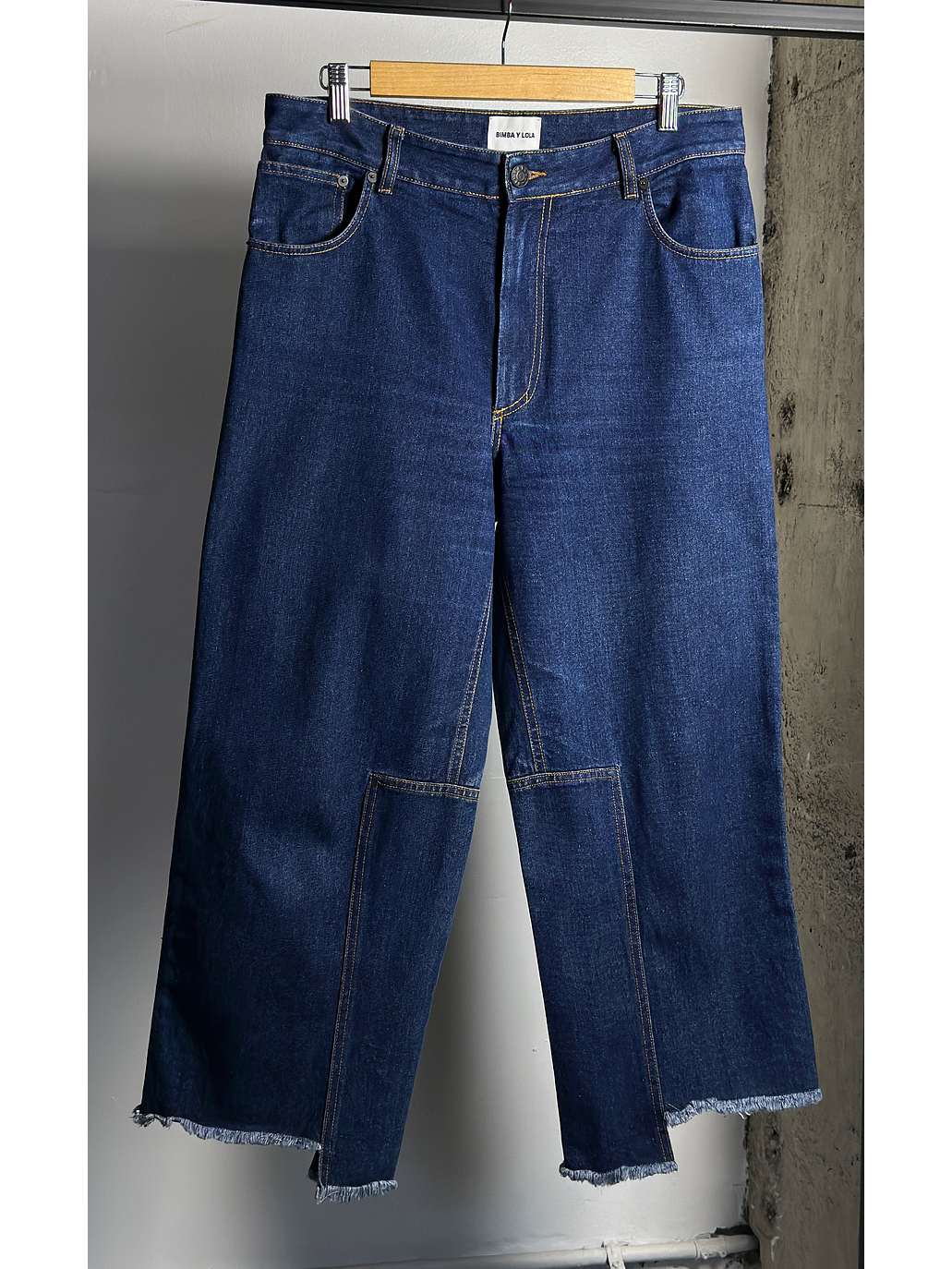 Jeans wide leg azul 1