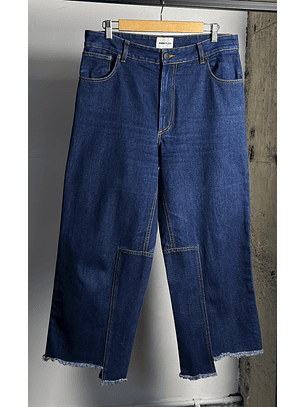 Jeans wide leg azul