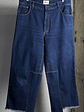 Jeans wide leg azul - Miniatura 1