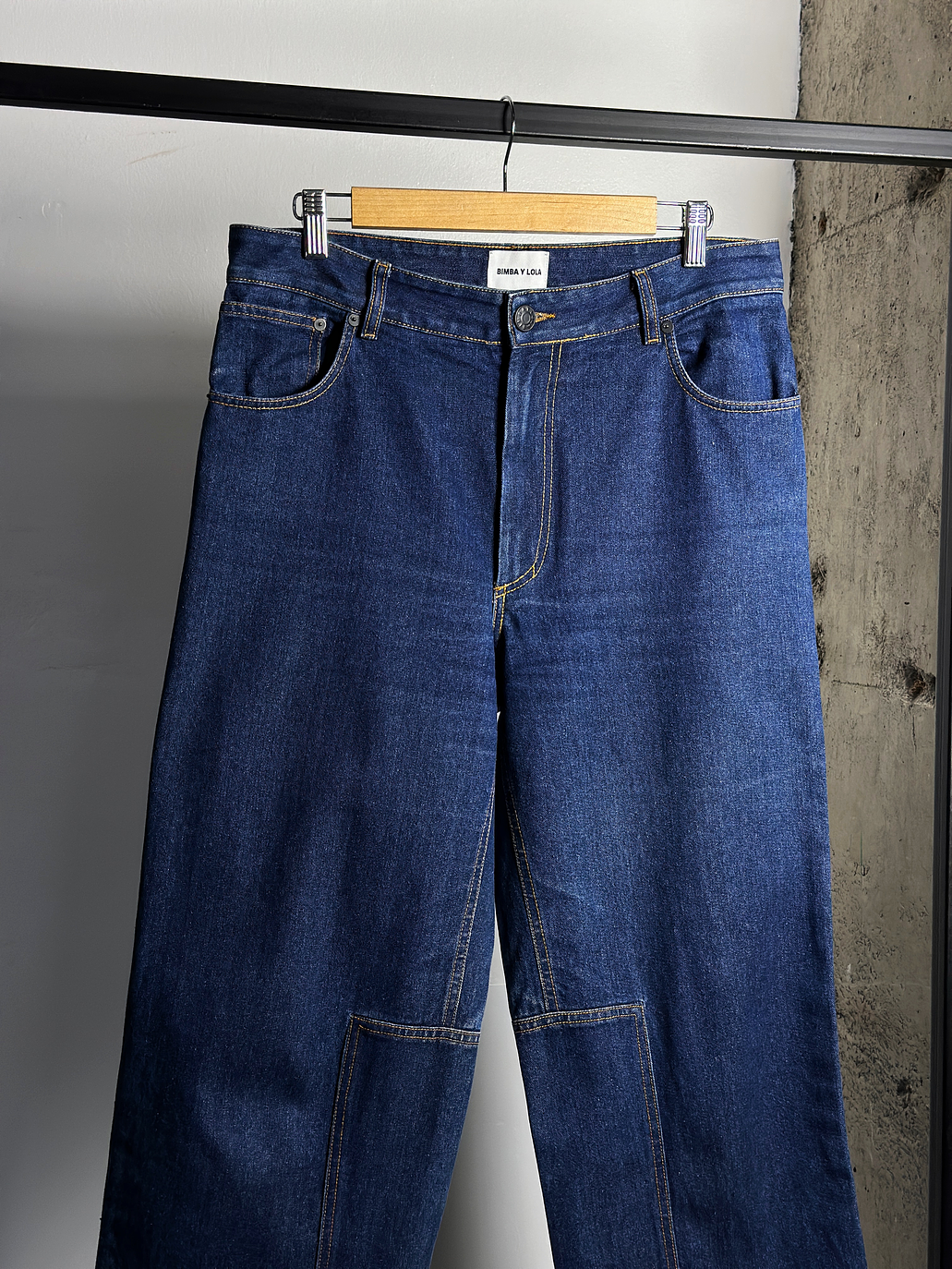 Jeans wide leg azul 2