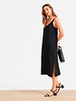 Vestido negro tirantes - Miniatura 5