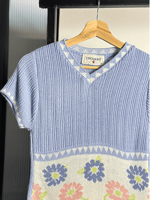 Top vintage tejido 