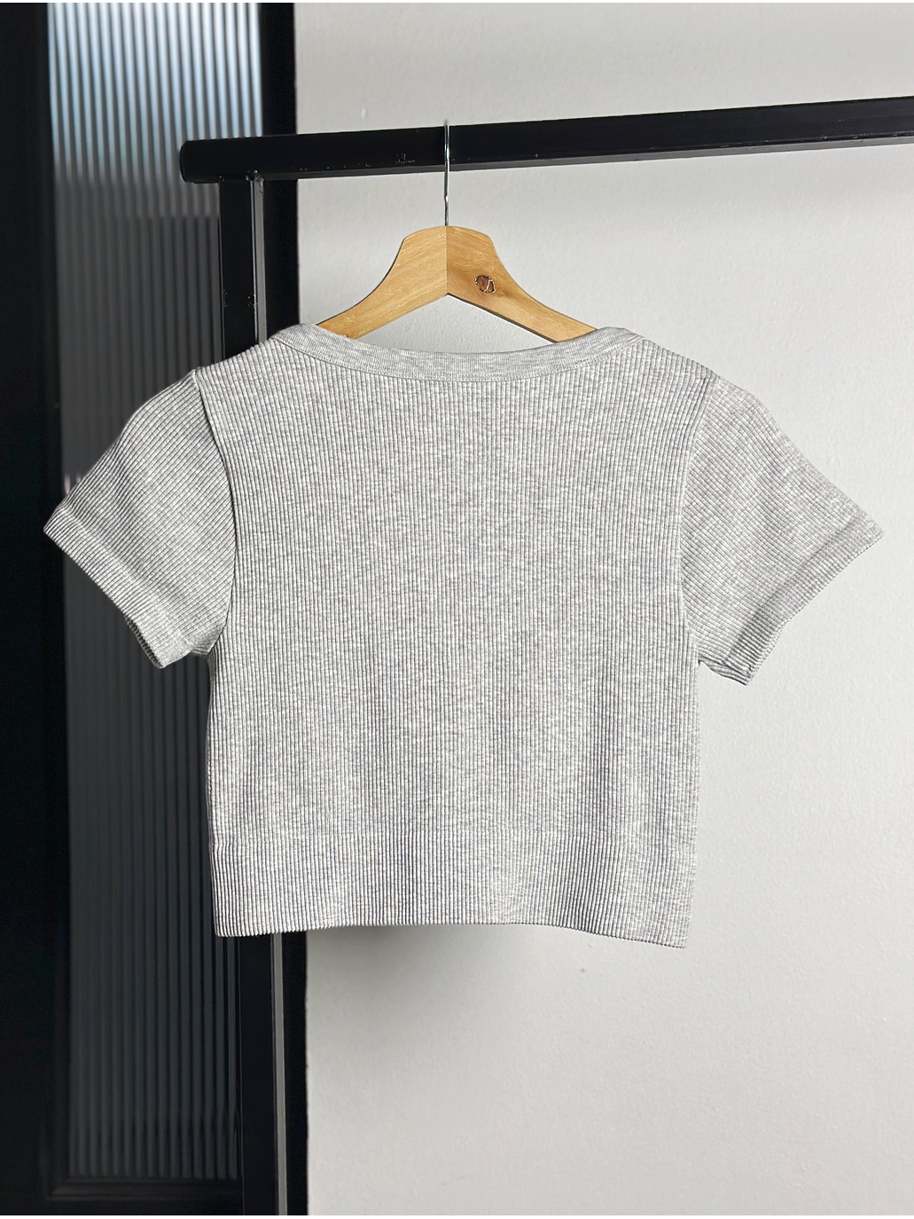 Top gris elasticado 3