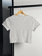Top gris elasticado - Miniatura 3