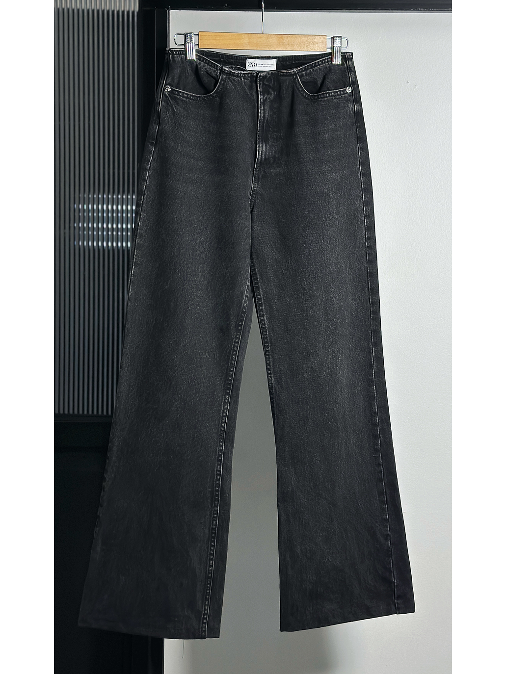 Jeans negro flare 2