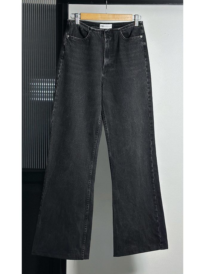 Jeans negro flare 2