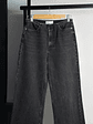 Jeans negro flare - Miniatura 3