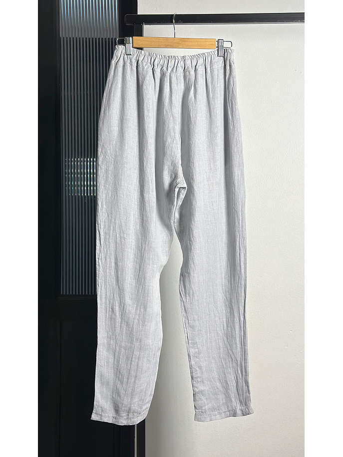 Pantalón gris de lino  3