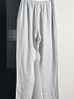 Pantalón gris de lino  - Miniatura 3