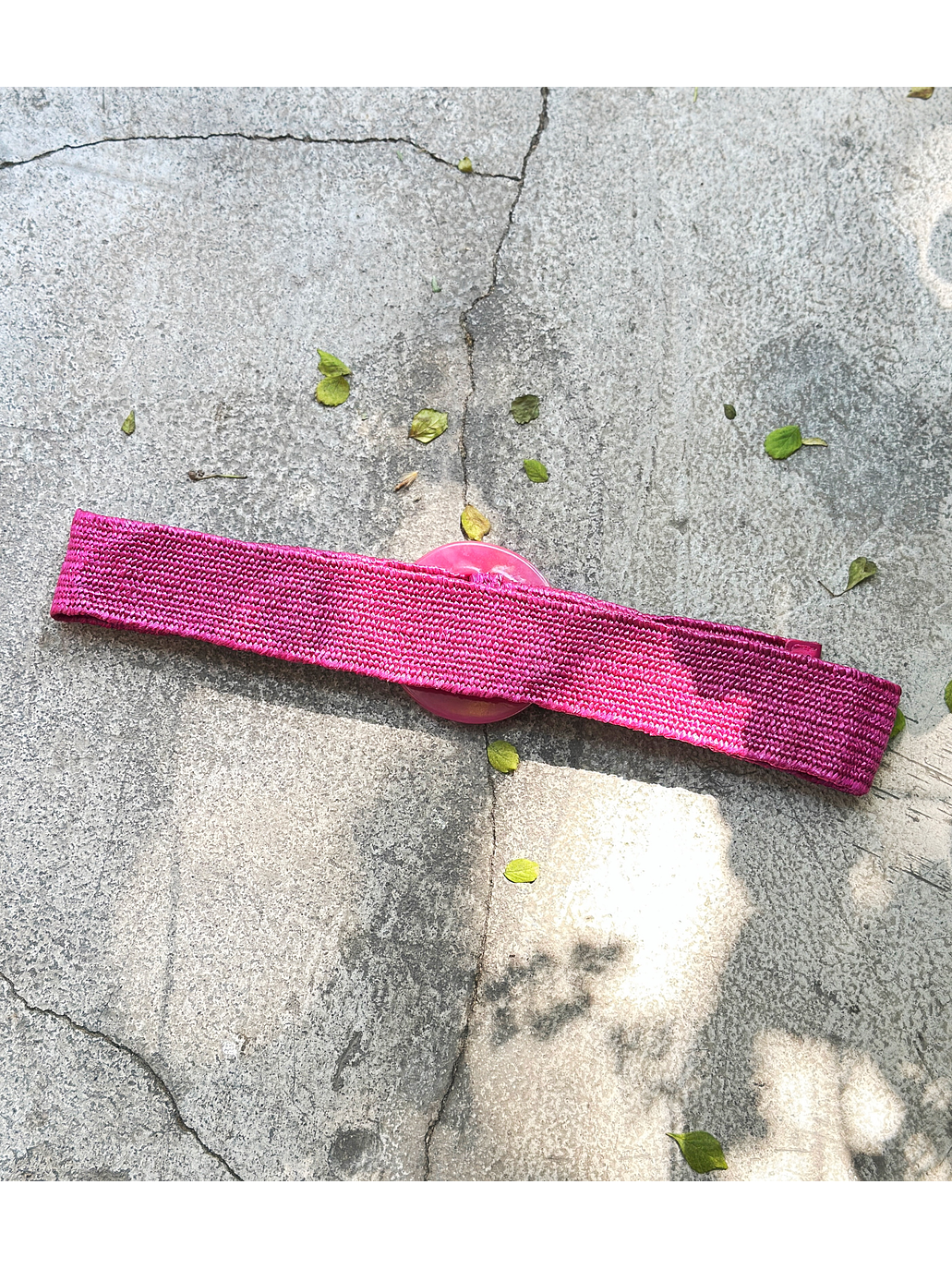 Cinturón fucsia elasticado 3