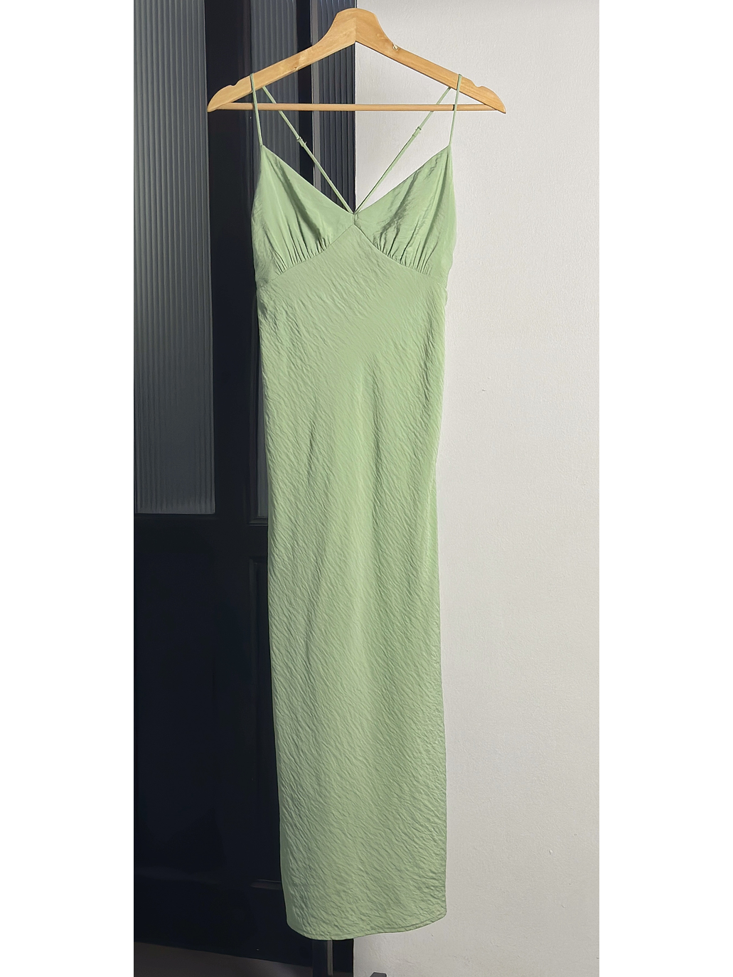 Vestido verde agua 1