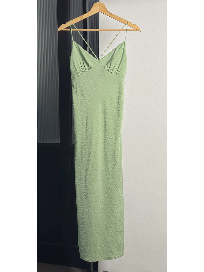 Vestido verde agua 1