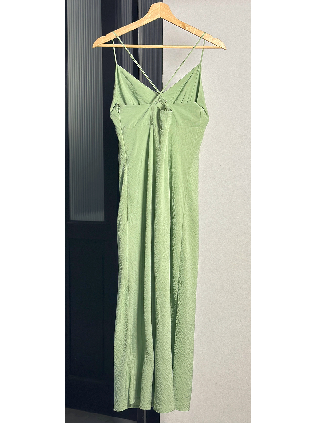 Vestido verde agua 4